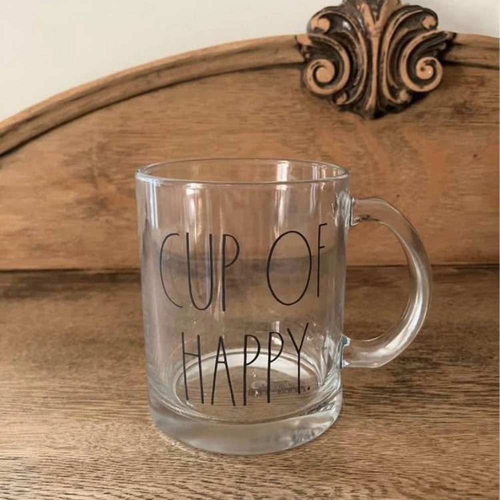 Rae Dunn Cup of Happy Glass
Mug